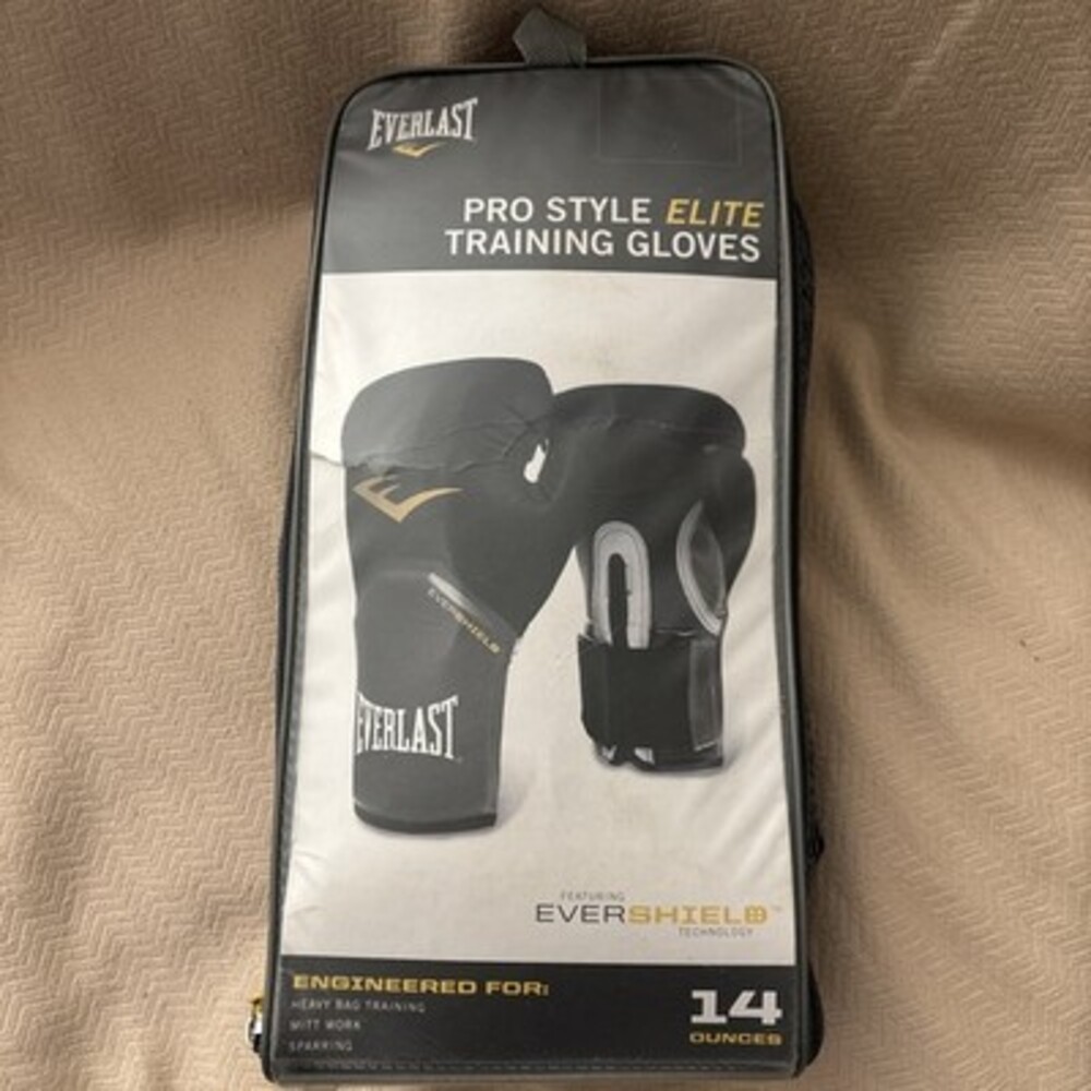 Everlast Elite Pro Style Bag Gloves - Black